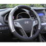 COVER STEERING WHEEL BLK/GREY DC