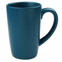 MUG MATTE TALL 18OZ PEACOCK