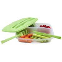 LUNCHBOX W/CUTLERY 3PK 3COMPA