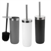 BRUSH TOILET METRO W/HOLDER AST