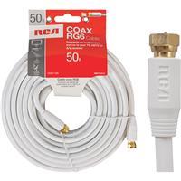 CABLE VIDEO RG6 50' WHT