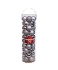 BALLS 60MM SH/PROOF SILV 50PC