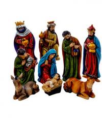 NATIVITY FIGURINE 9PC