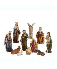 NATIVITY FIGURINE SET 11PC