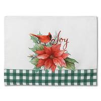 PLACEMATS POINSETTIA CARDIN S/4