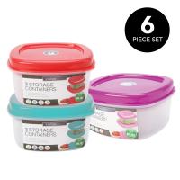 STORAGE PLASTIC CONTAINER 3PC