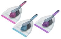 DUSTPAN & BRUSH SET TRANSLUCENT