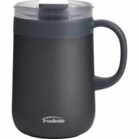 MUG DESK 16OZ SS MATT BLK