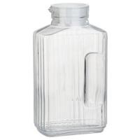 JUG QUADRO 2L GLASS W/ LID