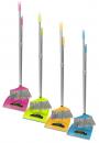 DUSTPAN W/BROOM COLLAPSIBLE ASST