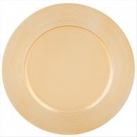 CHARGER PLATE 13" METALLIC GOLD