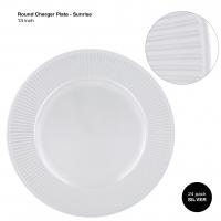 CHARGER PLATE 13" ROUND SILVER