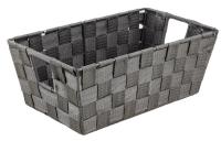 TOTE WOVEN SM 6.5X11.4X4.50 GREY