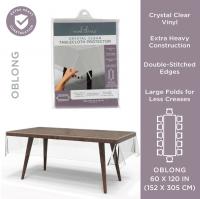 TABLECLOTH OBLONG 60X120 CLEAR