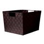 TOTE WOVEN LARGE 13X15X10 BRONZE