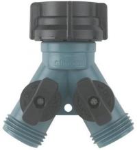 CONNECTOR POLY "Y" W/SHUT OFF