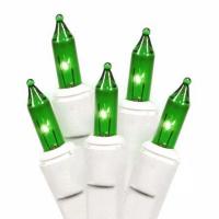 LIGHTS MINI/100 GREEN/WHT