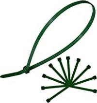 TIES CABLE 8"DBL LCK GRN 75LB