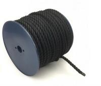 ROPE 3/8"X 600'NYLON 3STR BLK