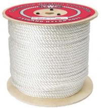 ROPE 1"X 600'NYLON 3STR WHT