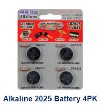 BATTERY 2025 LITHIUM 4PK