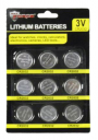 BATTERIES CR2032 BUTTON 9PK