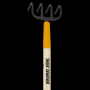 CULTIVATOR 4 PRONG WOOD HDL