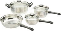 COOKWARE 7PC SS BAKELITE HANDLE