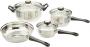 COOKWARE 7PC SS BAKELITE HANDLE