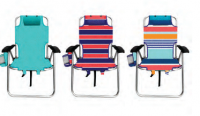 CHAIR BEACH BACKPACK 4 POS. ASST