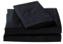 SHEET SET MICROFIBER BLACK  KG
