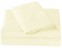 SHEET SET MICROFIBER IVORY QU