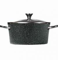 POT STOCK 7.2QT ROCK W/LID BLUE