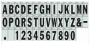 NUMBER-6 3" B/S REF THIN BLK