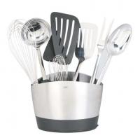 HOLDER UTENSIL STAINLESS BRUSH