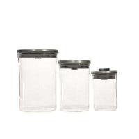 CANISTER POP 3PC STEEL GLASS