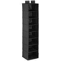 ORGANIZER HANGING 8 SHELF BLK