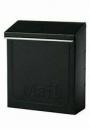 MAILBOX LOCKABLE VERT BLK METAL
