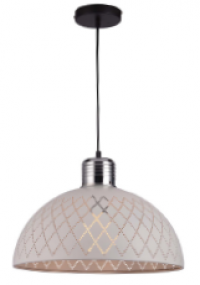 LIGHT CEILING 1 PENDANT WHT