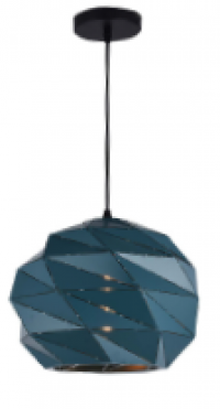 LIGHT CEILING 1 PENDANT BLUE