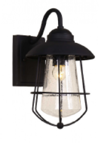 LIGHT WALL OUTDOOR BLK EDGAR