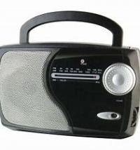 RADIO WEATHERBAND AM/FM BLK DNO
