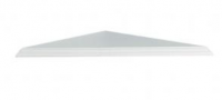 SHELF CORNER 12" WHITE