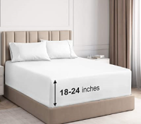 SHEET SET 310COUNT EXDEEP KG WH