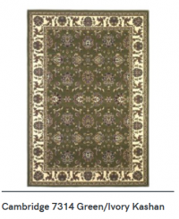 RUG CAMBRIDGE GREEN IVY 2X3
